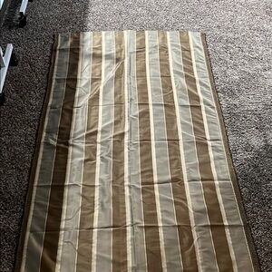 Striped Brown and Tan curtains/drapes